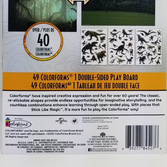 Jurassic world stickers over 40 stickers and one scene - Picture 3 of 4